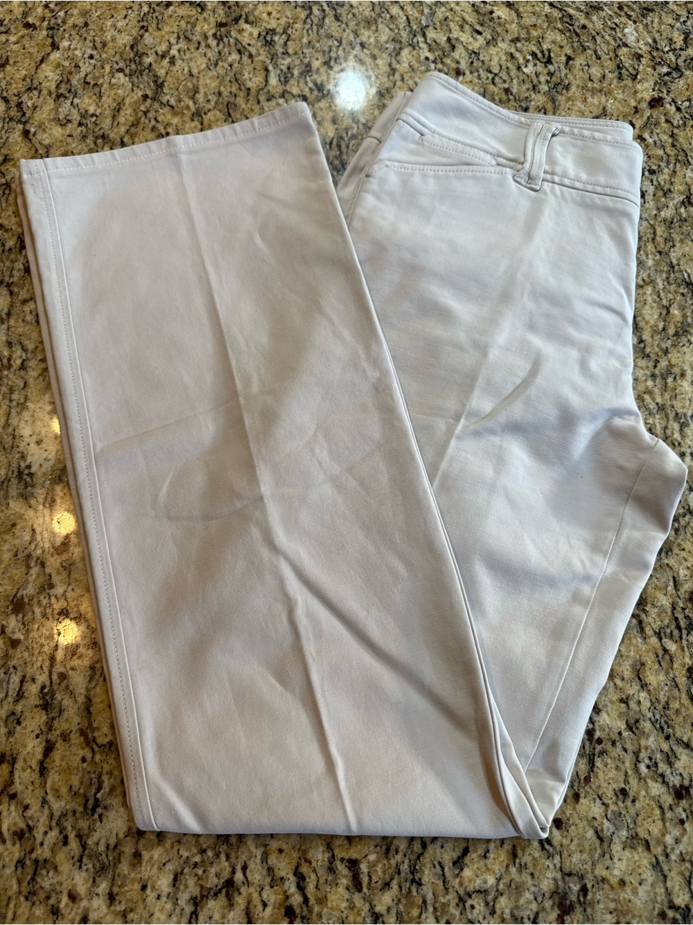 ❤️ Eddie Bauer 10 Tall Khaki Stretch Pants Vashion Fit Office Business Wear (B9)